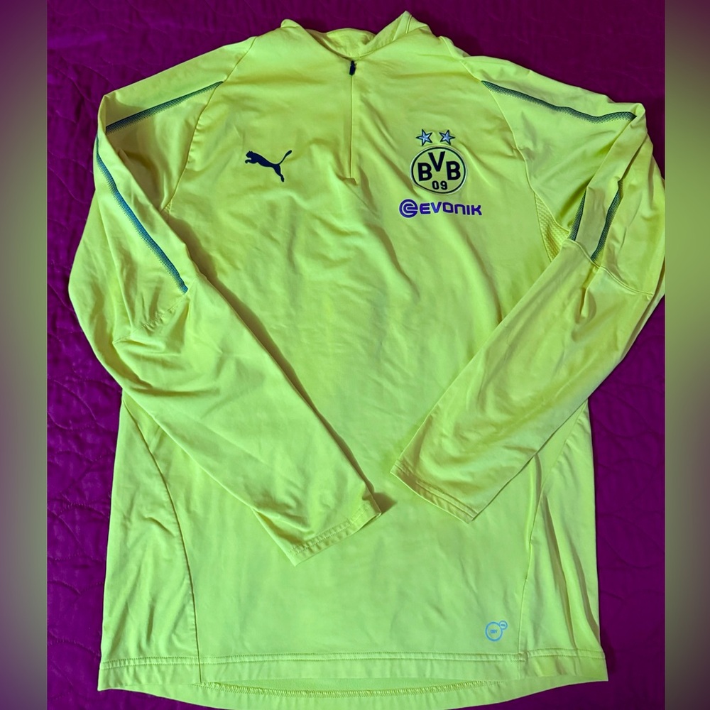Borussia Dortmund Puma training 1/4 zip fleece